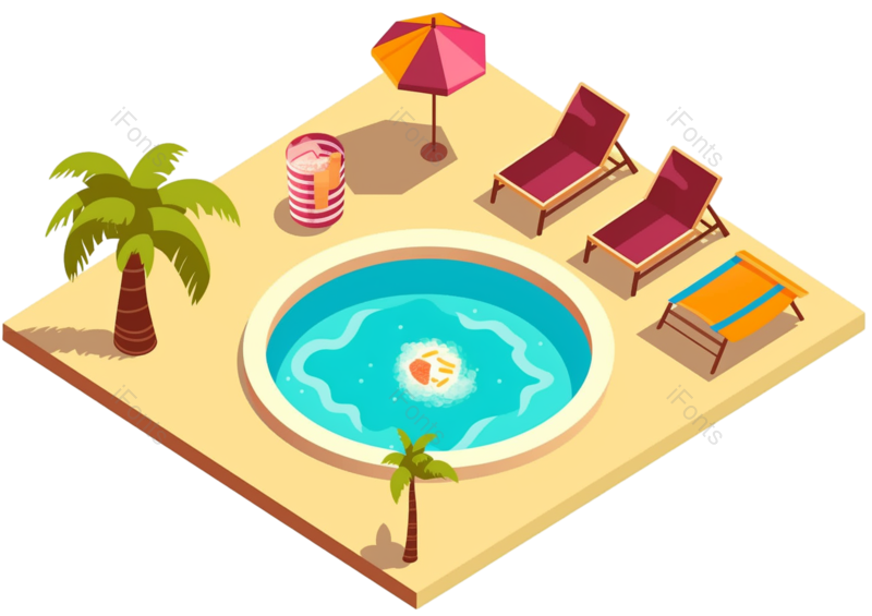 节日图片,户外元素,夏天PNG,插画免抠素材